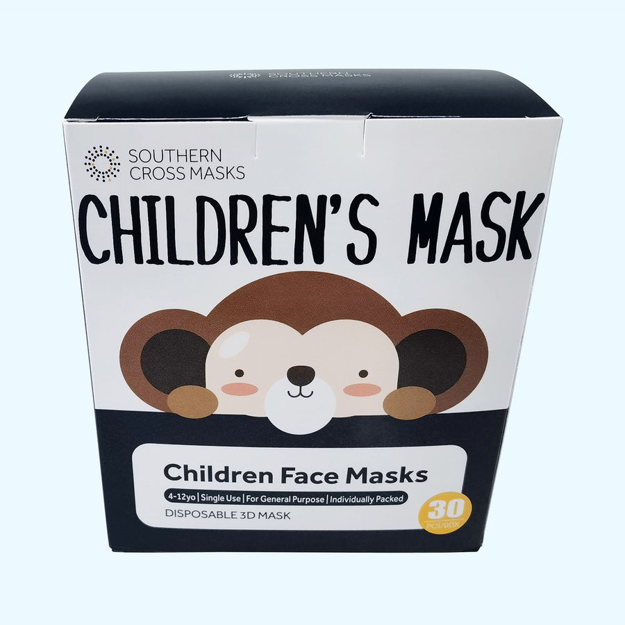 Kids Face Masks - 30 Pack (White)