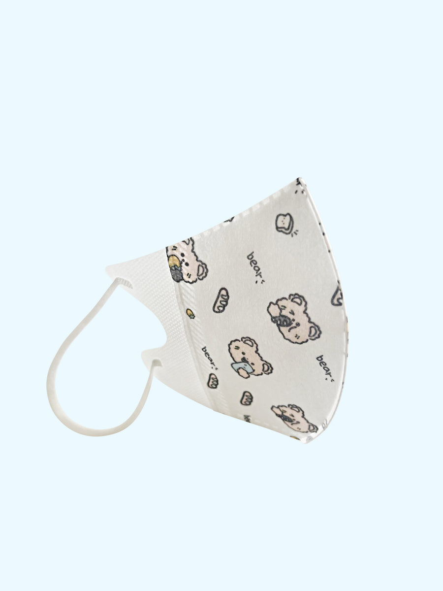Kids Face Masks - 30 Pack (White)